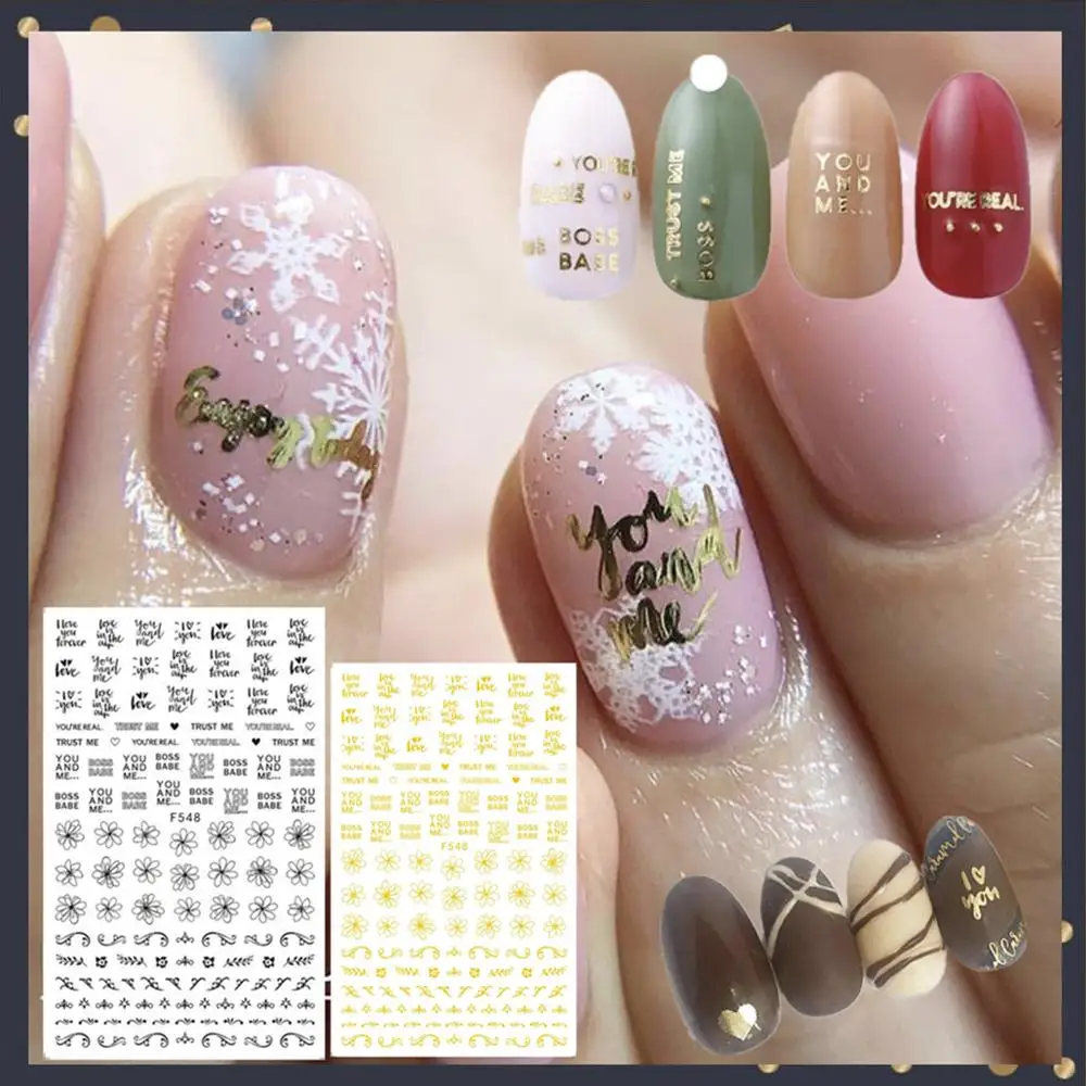 

F-458 стикеры 3d на ногти nail art Наклейки Шаблон diy украшения для ногтей