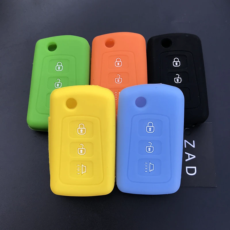 Чехол для автомобильного ключа ZAD из силиконовой резины защитный чехол брелка GREAT