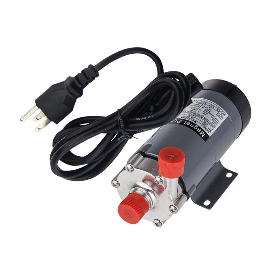 TTLIFE Beer Magnetic Drive Pump 304 Stainless Head Magnetic Pump 15R Food Grade High Temperature Resisting 120C Home Brew