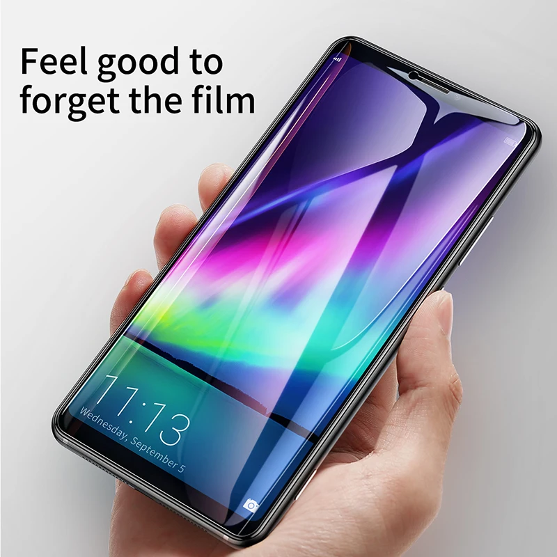 Baseus 0 3 мм полностью закаленное стекло пленка для Honor Note 10 прозрачная цветная