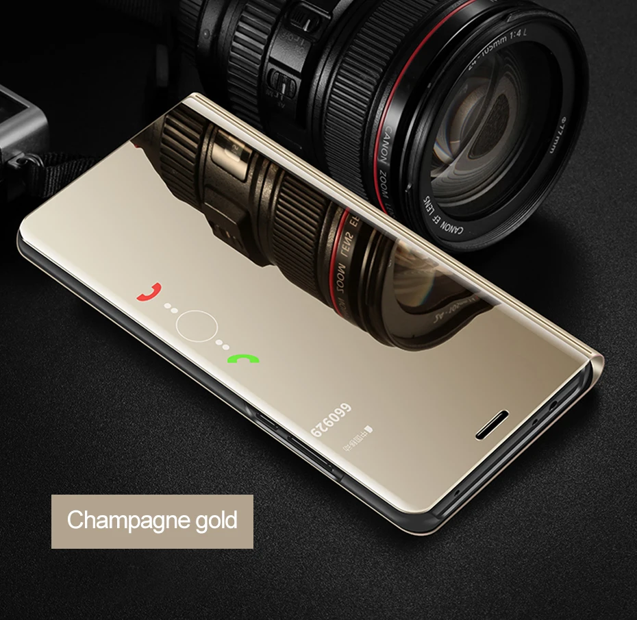Умный зеркальный флип чехол для Xiaomi Redmi Note 7 6 5 Pro 5A plus мобильного телефона 9 8 se Lite F1