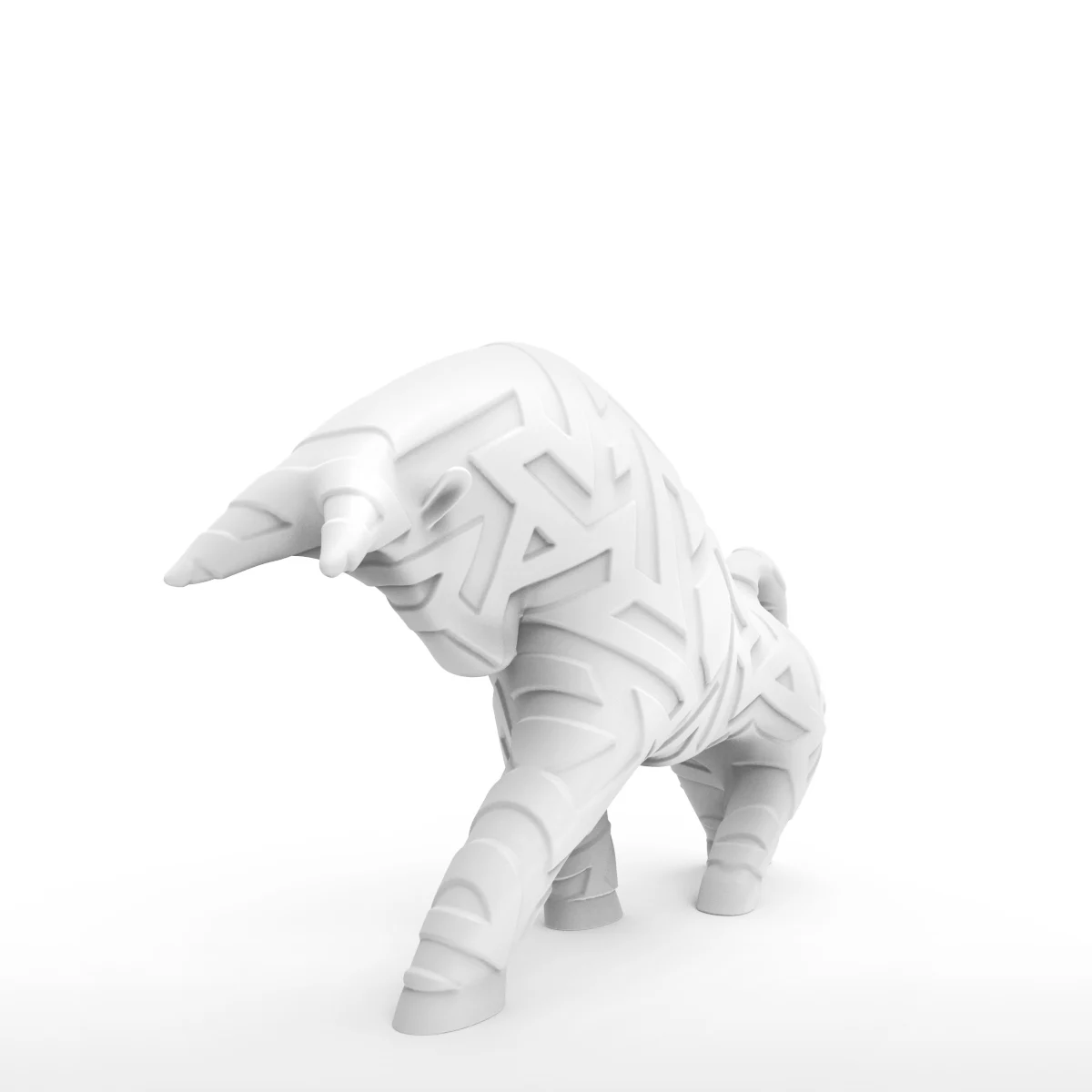 Новая Скульптура Быка искусственная 3D скульптура Настольная статуя
