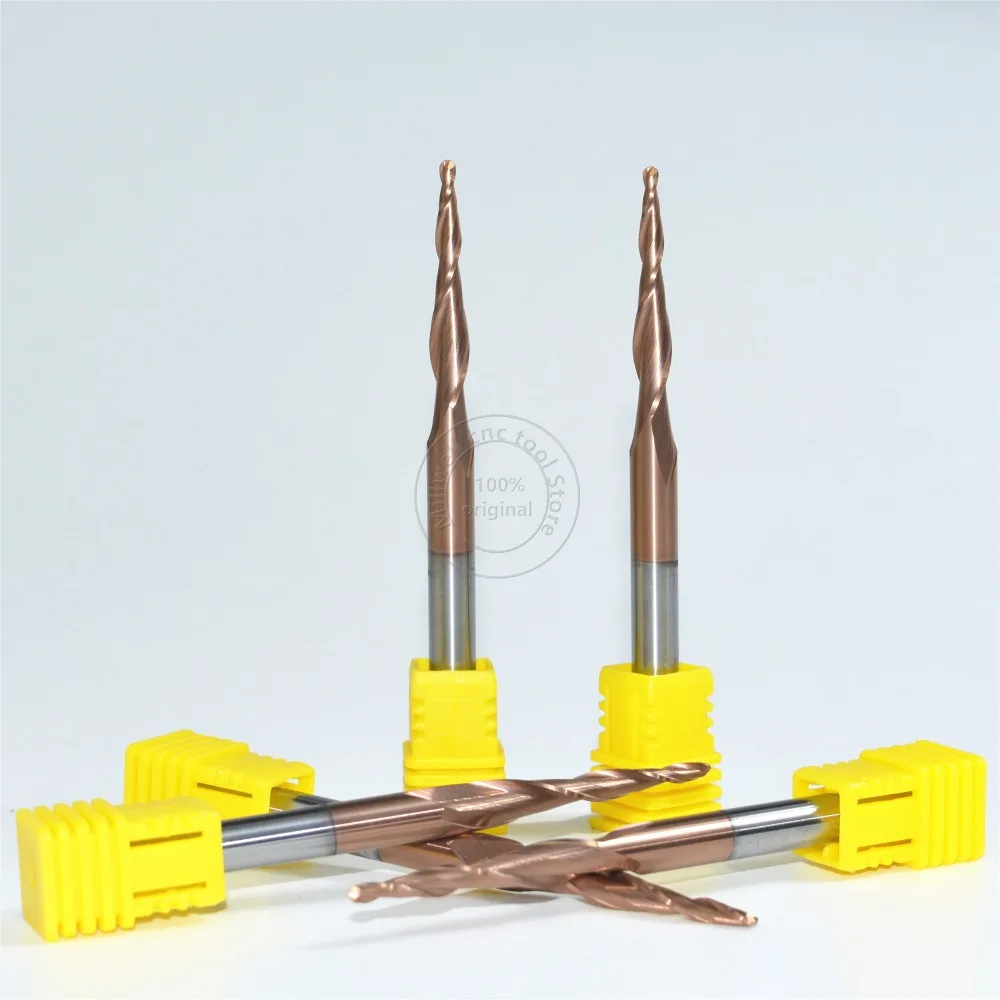 Бесплатная shipping-10PCS R1 * D6 30 5 80L 2F HRC55 Вольфрам с твердосплавным покрытием