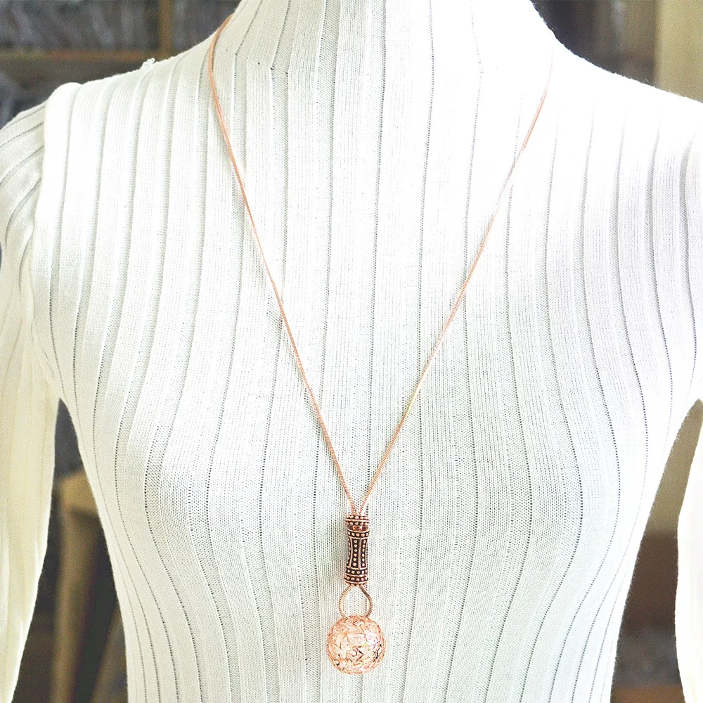 Горячие Продажи Новая Мода Из Розового Золота Цепи Бабочка Шары Шарм Ожерелья &