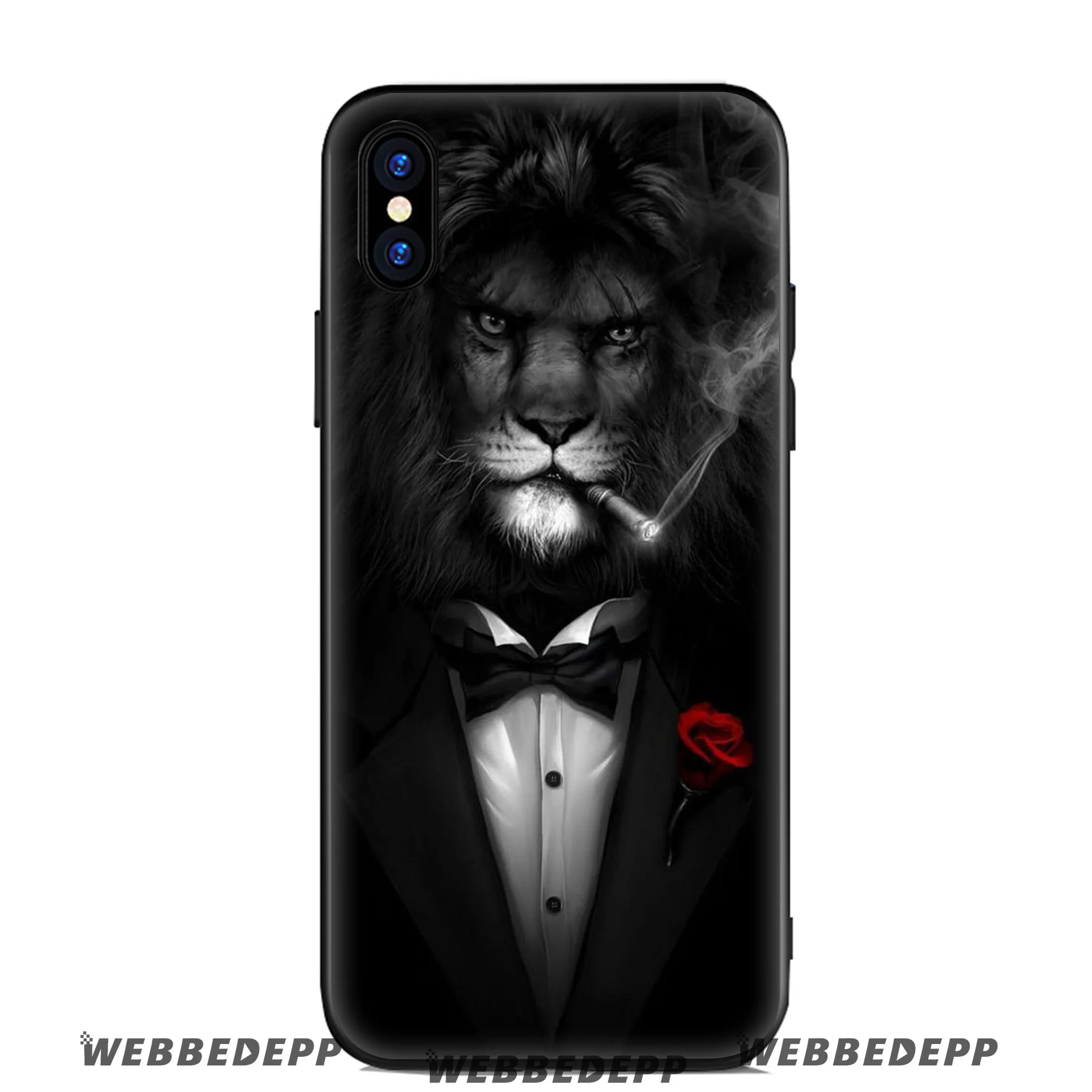 Мягкий силиконовый чехол WEBBEDEPP Lion Alpha Male Cub для Apple iPhone 11 Pro Xr Xs Max X или 10 8 7 6 6S Plus 5 5S SE из ТПУ
