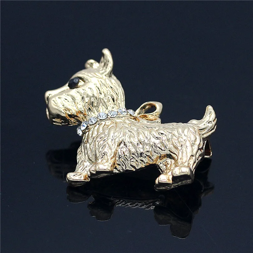 Женская Брошь-бабочка ADOLPH металлическая брошь золотого цвета с кристаллом в