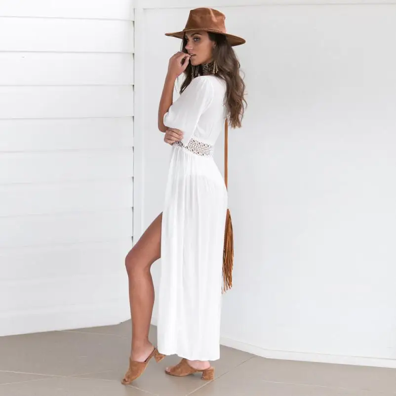 2017 женское бикини купальный халат накидка кардиган пляжный купальник платье