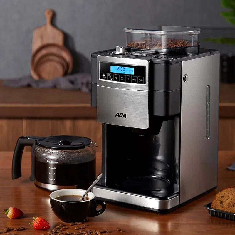 

Automatic Coffee Maker Machine with bean grinder American Cafeteira espresso machine cafetera electica