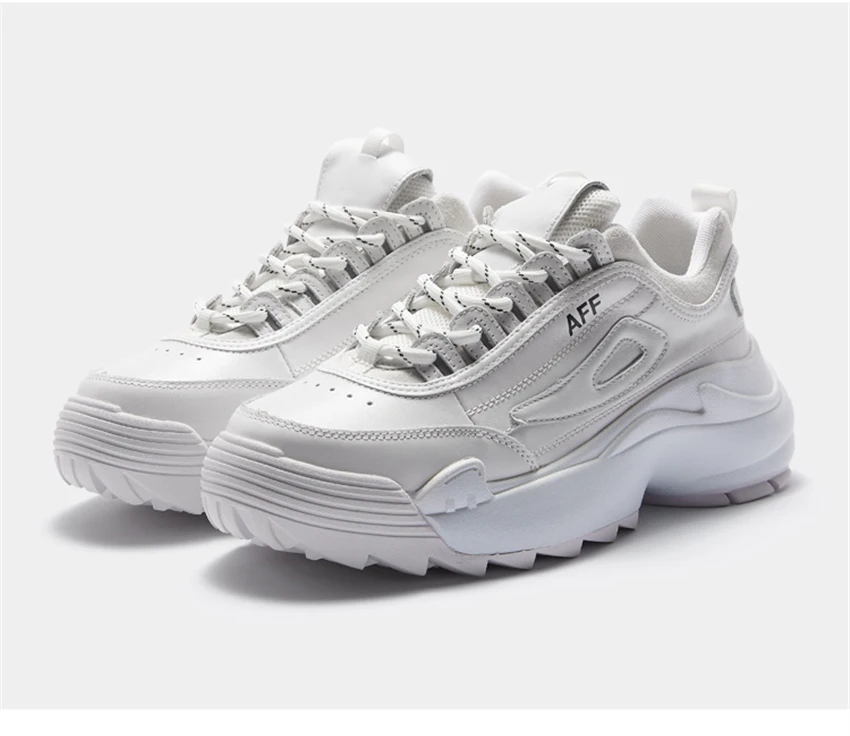 Delivr/Новинка года; мужские кроссовки на массивном каблуке; zapatillas hombre; Тройная Мужская обувь; Цвет белый; обувь для папы; Повседневный Спортивный Бег; Мужская обувь; S