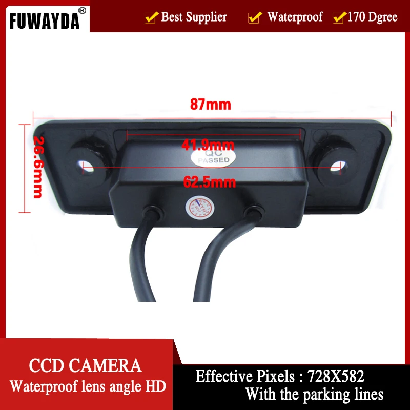 Парковочные мониторы FUWAYDA CCD цветная светодиодсветодиодный камера заднего вида