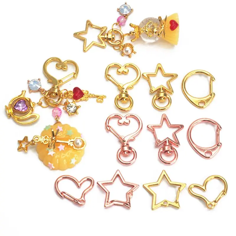 Хит продаж 5 шт. металлический карабин-карабин с брелоком для ключей сумки DIY |