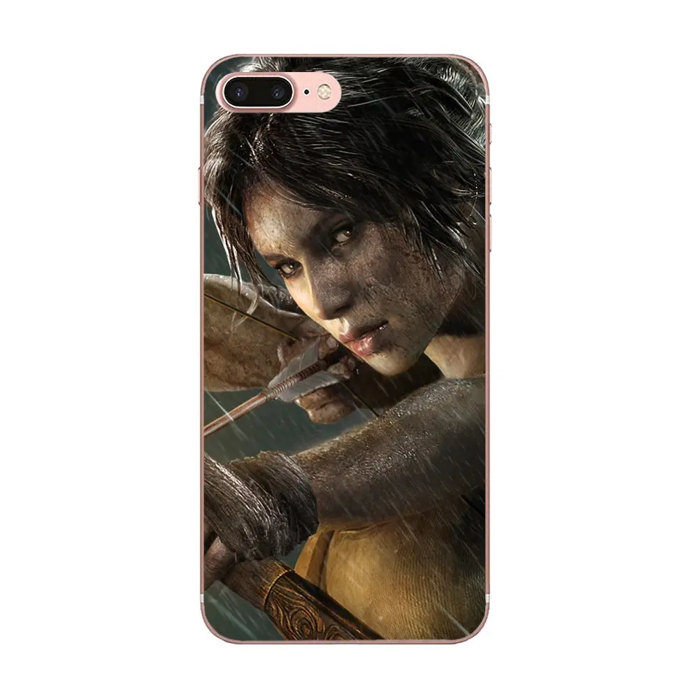 ТПУ 2017 новое поступление для Apple iPhone 4 4S 5 5C 5S SE 6 6S 7 8 Plus X XS Max XR Tomb Raider обои новейшие