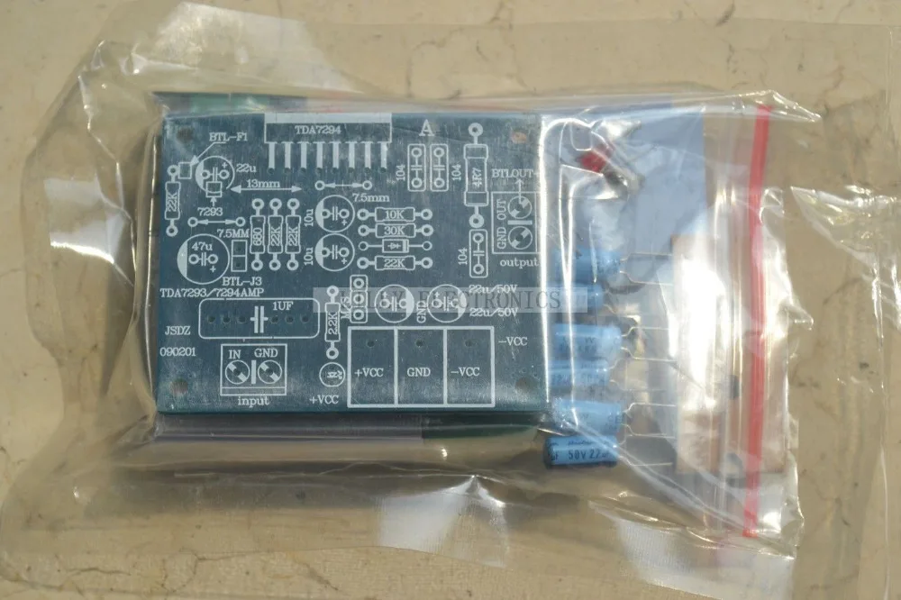 Двухканальный комплект платы усилителя звука TDA7294 60 Вт + DC 25 В 38 в|kit kits|kit dckit board |