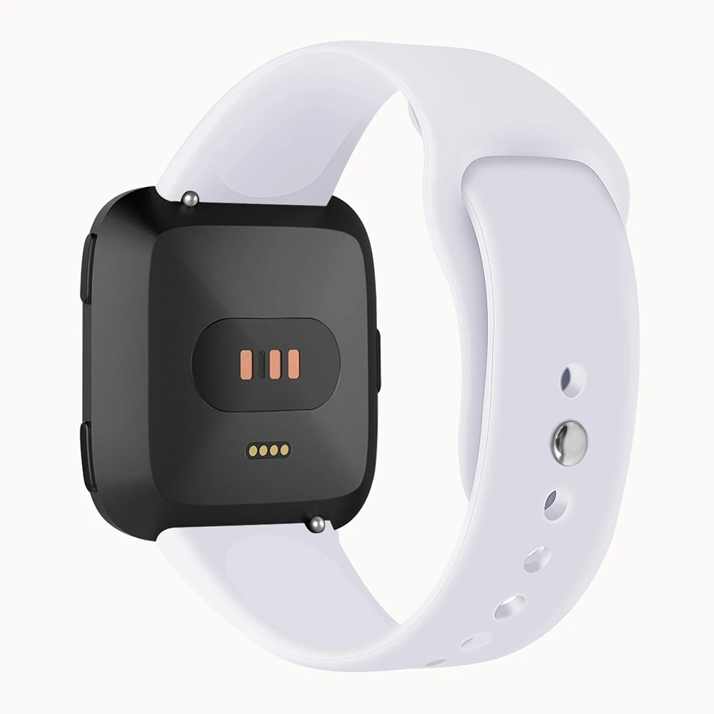 Цветной силиконовый ремешок для Fitbit Versa, ремешок для фитнес-трекера, Смарт-часы для Fitbit Versa, аксессуары для умных часов