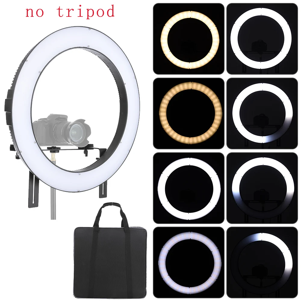 

FalconEyes DVR-512DVC Selfie Ring Light Photography Studio LED Lamp CRI90+ 3200-5600K Adjustable Color Temperature Video Light