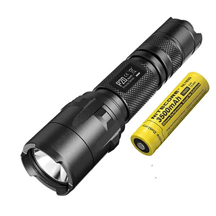 NITECORE P20 тактический фонарь XM-L2 светодиодный Макс 800 люмен дальность луча 210 м двойной переключатель хвост ручной фонарь для спасания - Испускаемый цвет: P20 NL1835