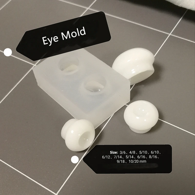 1 шт. ручка гриб 12 мм 14 16 BJD форма для глаз DIY Материал интраокулярное давление Fundus