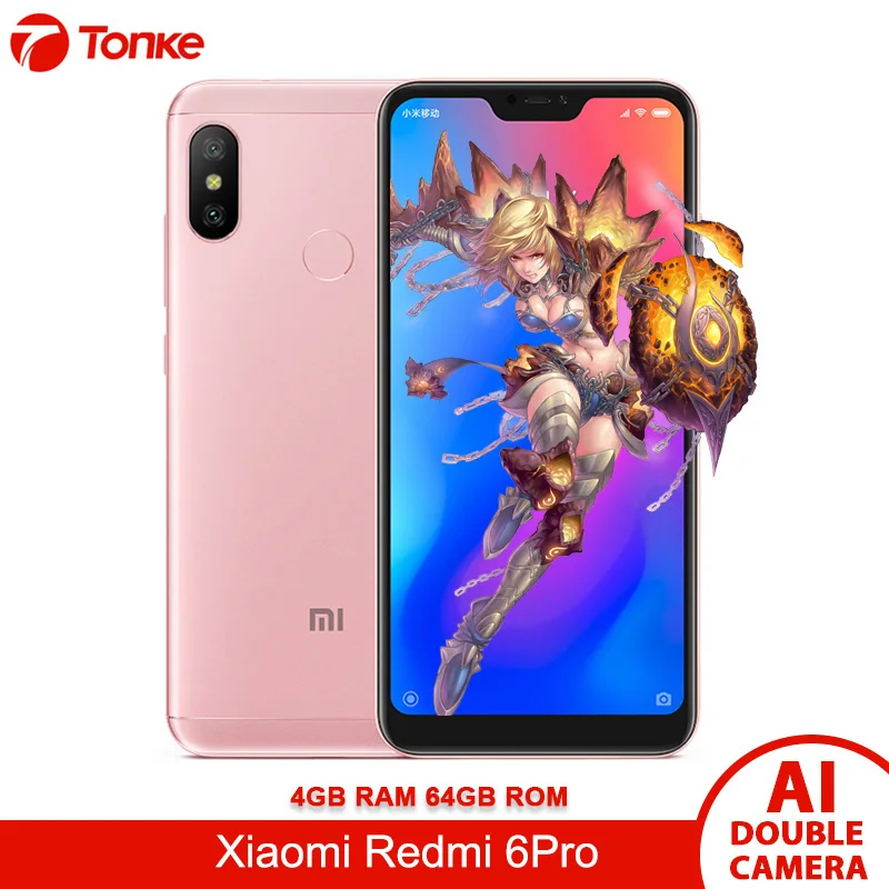Xiaomi Redmi 6 Pro глобальная прошивка 4 Гб оперативная память 64 Встроенная Snapdragon 625 Octa Core