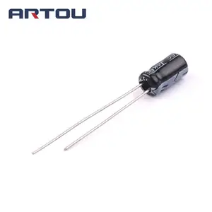 50 шт., электролитический конденсатор 22 мкФ 25 в 4*7