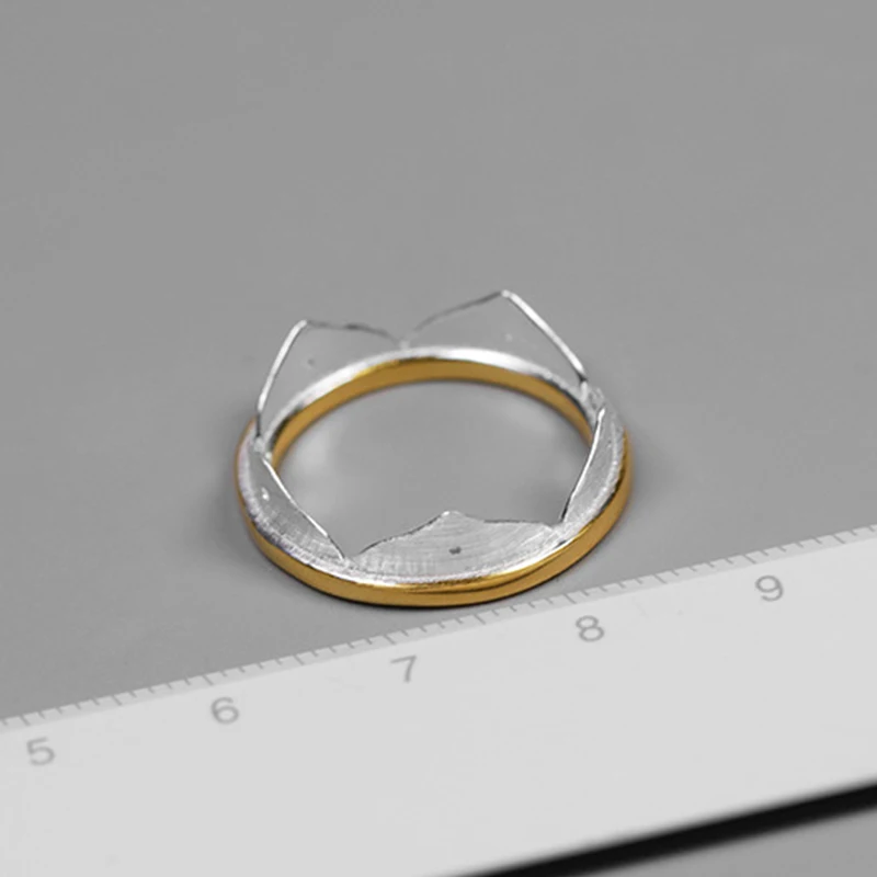 Lotus Fun реальные 925 пробы серебро Природный творческий ручной Fine Jewelry