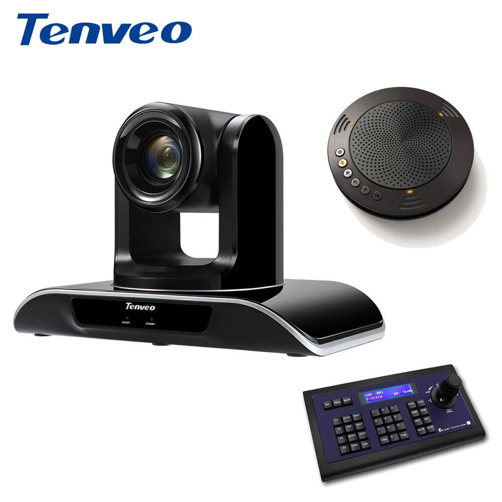 Tenveo 1080p60fps Full HD PTZ камера HDMI видео вызов 20X зум USB 3,0 HDMI выход поток веб-камера+ Bluetooth громкая связь