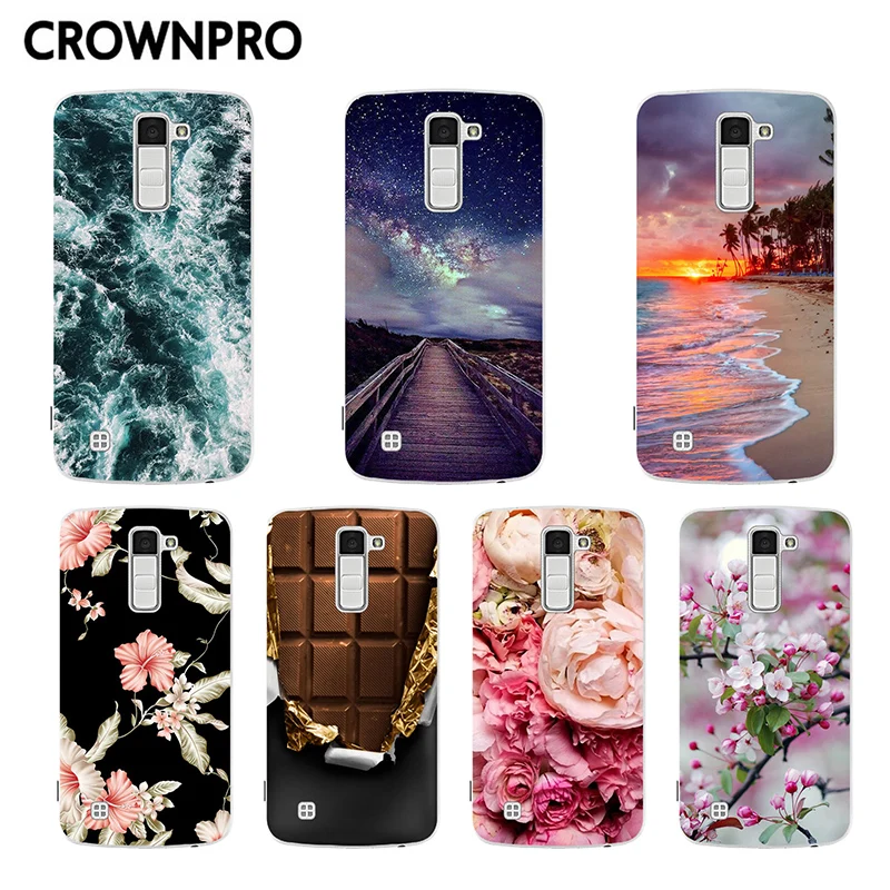 Чехол CROWNPRO для LG K10, чехол для LG K10 K420N K430, мягкий чехол для телефона LG K 10 K10 LTE K430ds, силиконовый чехол из ТПУ s