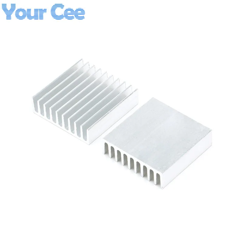 10 шт. радиатор охлаждения плавник алюминиевый кулер для IC чип LED 35*35*10 мм 35x35x10мм|10