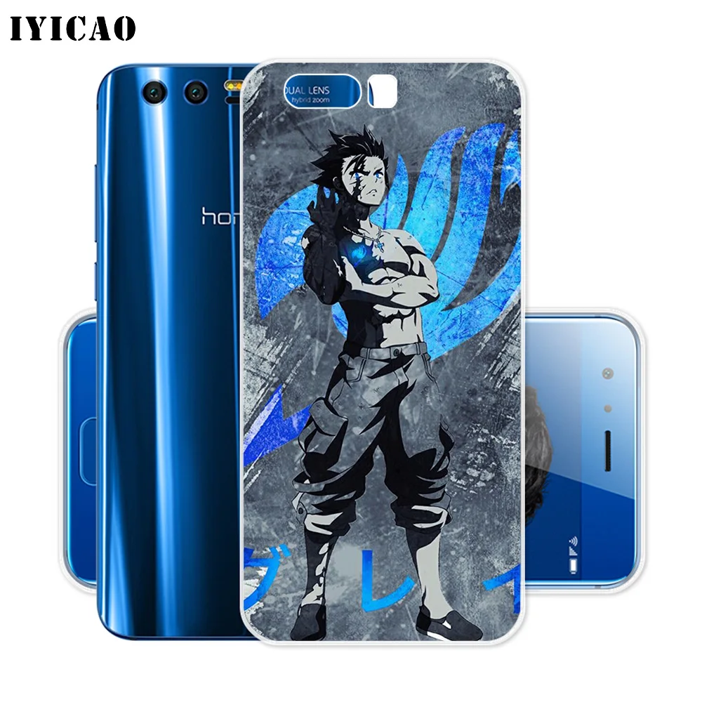 IYICAO Gray Fullbuster Fairy Tail Soft Silicone Case for Huawei Y9 Y7 Y6 Prime 2018 Honor 8C 8X 8 9 10 Lite 7X 7C 6A 7A Pro | Мобильные