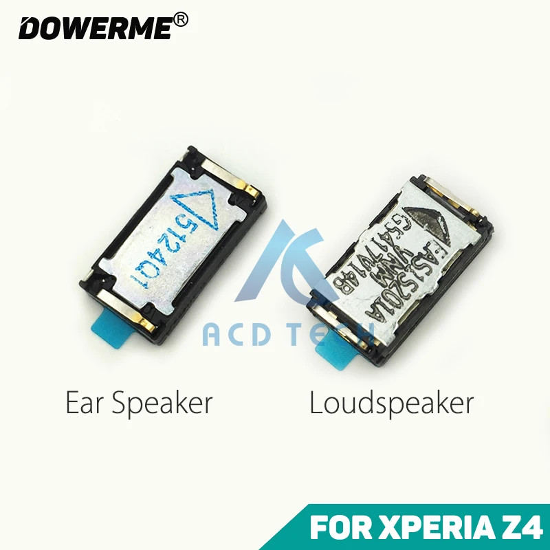 Dower Me Top Ear Speaker Bottom Loudspeaker Receiver With Waterproof Adhesive For SONY Xperia Z4 Z3+ Dual E6553 E6533 SOV31