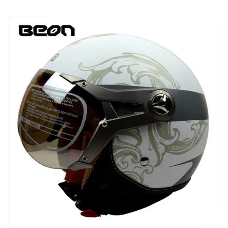 

2019 Autumn winter EU ECE Authentication Netherlands band Half Face Motorcycle Helmet ABS Retro Motorbike helmets Size M L XL