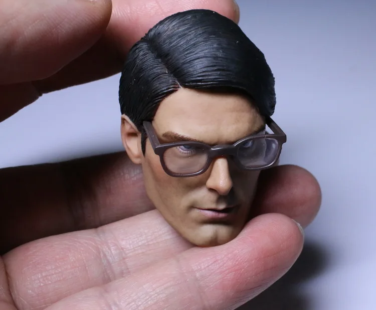 ESTARTEK 1/6 Супермен голова лепить с очками 1978 для 1" Коллекционная Фигурка DIY