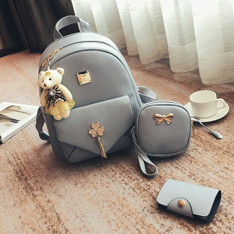 Мода 2017 г. рюкзак Для женщин из искусственной кожи Back Pack известный бренд Школьные