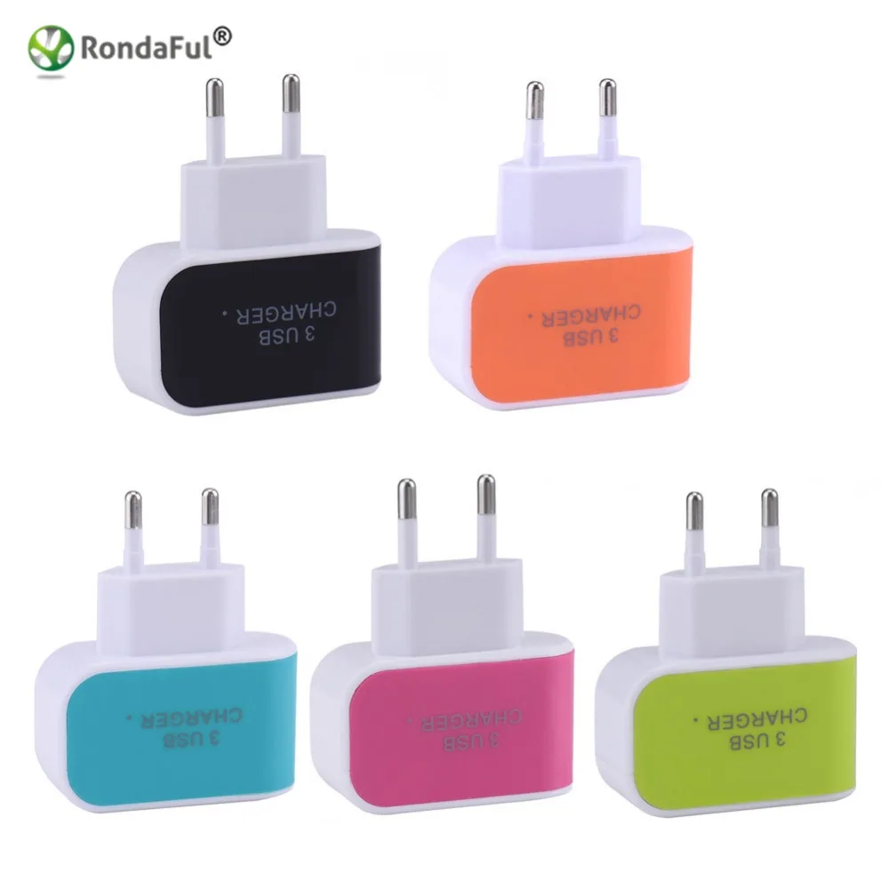 Новинка, 5 В, 3,1 А, тройной, 3 usb порта, для дома, путешествия, AC, настенное зарядное устройство, адаптер, EU штекер, для samsung S5, S6, S7, высокое качество
