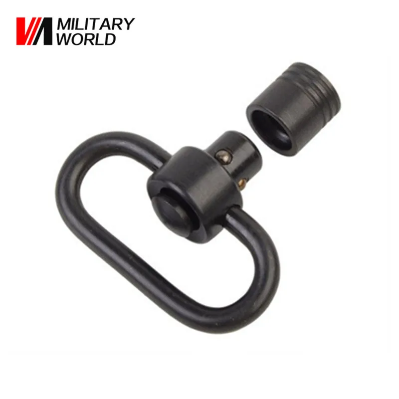 Quality QD Rapid Push Button Detachable Sling Swivels Tactical Military Picatinny Rail Mounted Sling Adapter Fit 1" Sling Set