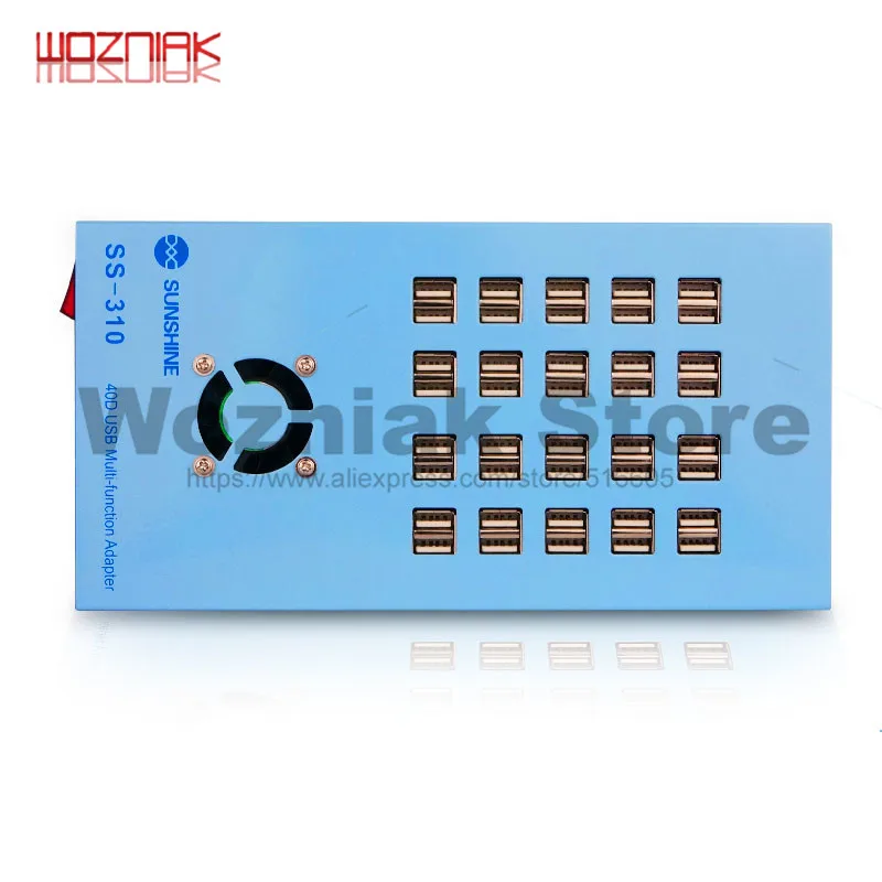 SS-310 Intelligent USB 40 порты и разъёмы зарядка через универсальный высокое мощность multi расположение интерполяции для Iphone IPAD