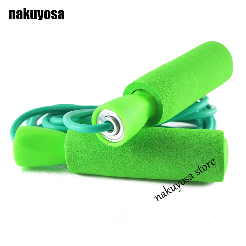 3 м ПВХ + губка скоростной Скакалка настраиваемый для тренажерного зала похудение