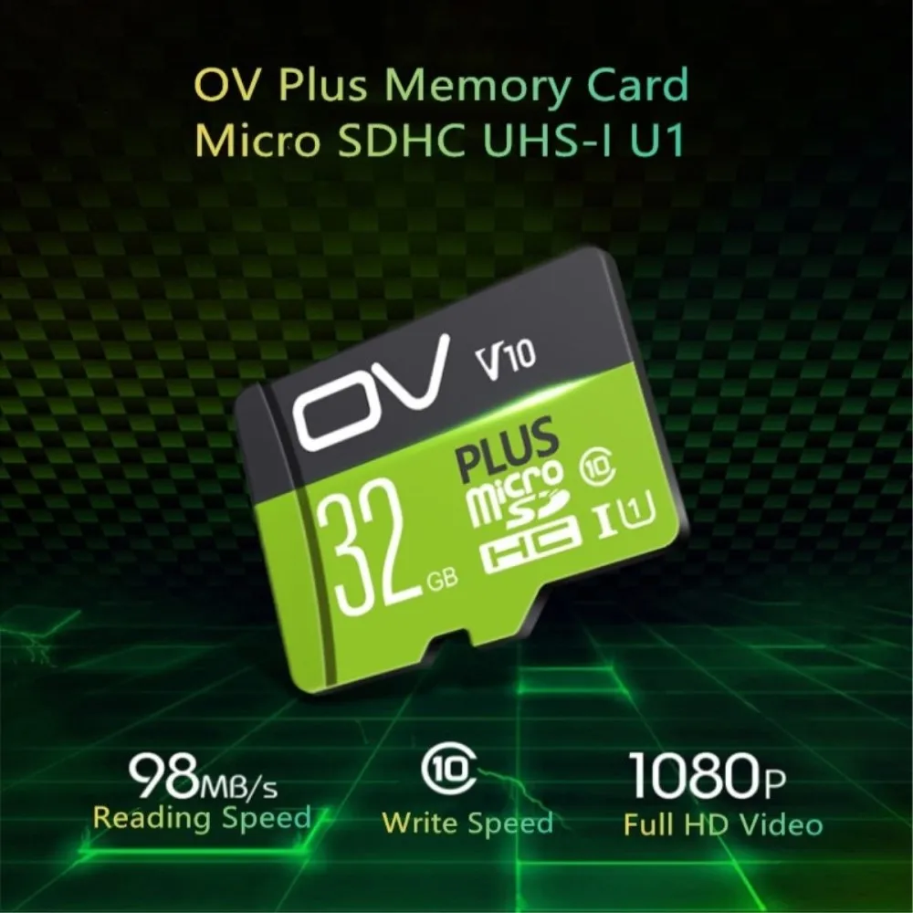 Карта памяти TF (MicroSD) карта 32 Гб высокоскоростная версия U1 C10 PLUS скорость чтения