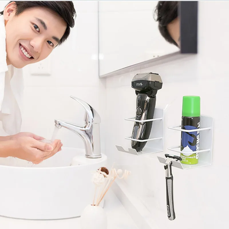 Творческий рама из кованого железа держатель для бритвы наклейка ванной