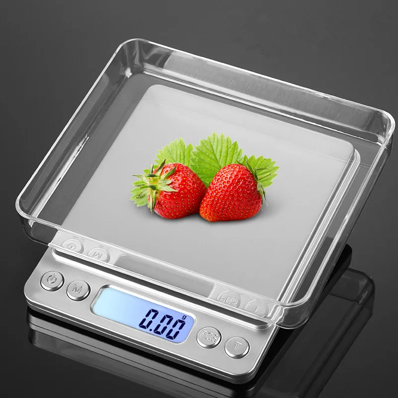 

3000g/0.1g Digital Kitchen Scales Portable Electronic Scales Pocket LCD Precision Jewelry Scale Weight Balance Kitchen Tools