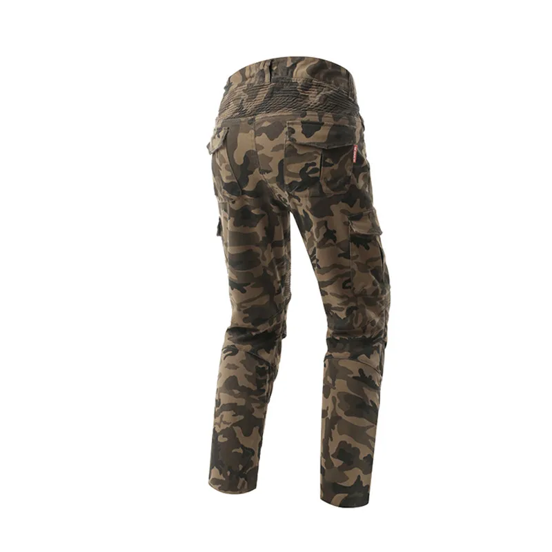 

New Knight Camouflage Racing Jeans Men's Motorcycle Protection Motocross Pants Winter Warmer pantaloni moto riding Pants