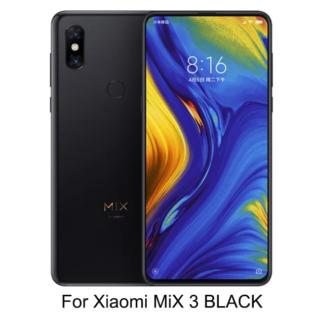 6D полное покрытие экрана Закаленное стекло пленка для Xiao mi 8 mi 8 SE телефон POCOPHONE F1 для Xiao mi A2 Lite красный mi note 6Pro mi X3 mi x2 - Цвет: For MiX3  Black