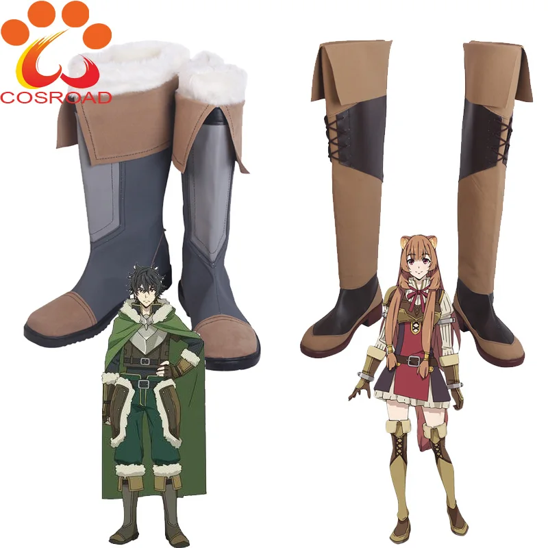 Сапоги для косплея Cosroad The Rising of the Shield Hero обувь Naofumi Iwatani сапоги Raphtalia мужчин и