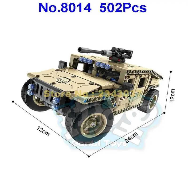 8014 502 шт. военный дистанционного управления Управление Rc вооруженных автомобиля