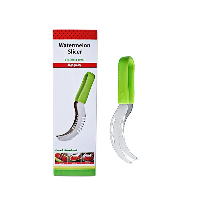 Горячая продажа Нержавеющая сталь арбуз слайсер корер Дыня умный нож для арбуза
