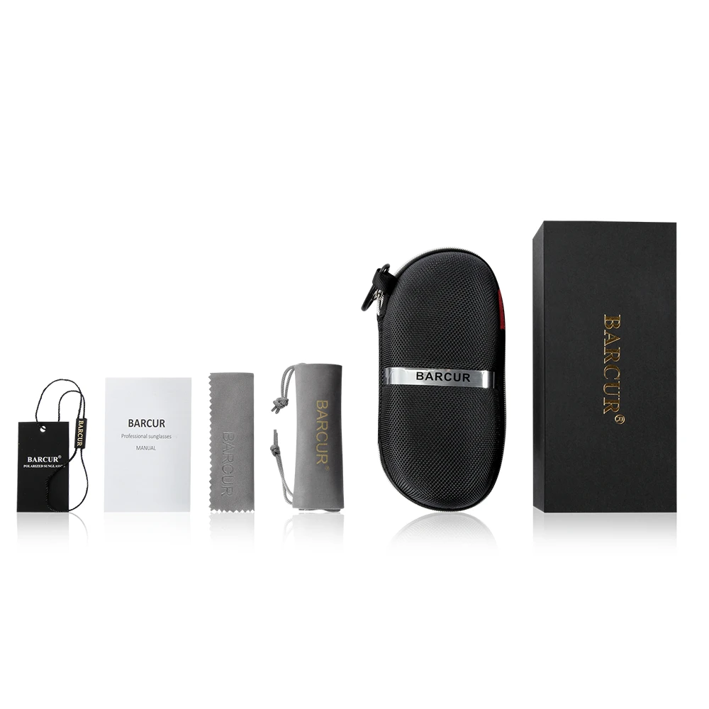 

BARCUR Sports Eyewear Square sun glasses for Men Sports Sunglasses Women Oculos de sol