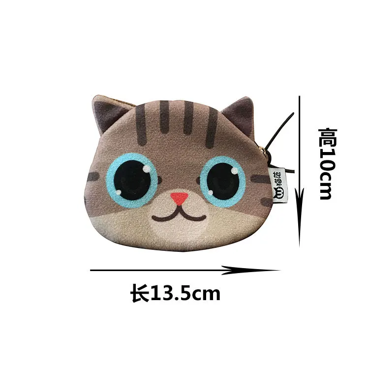 Маленький Кот Портмоне милые дети мультфильм кошелек Kawaii сумка для монет Детский кошелек держатель Женский кошелек для монет Monedas