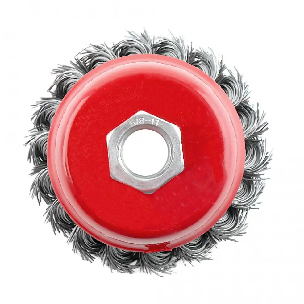 2шт многофункциональная 3-дюймовая проволочная чаша для полировки набор кистей с