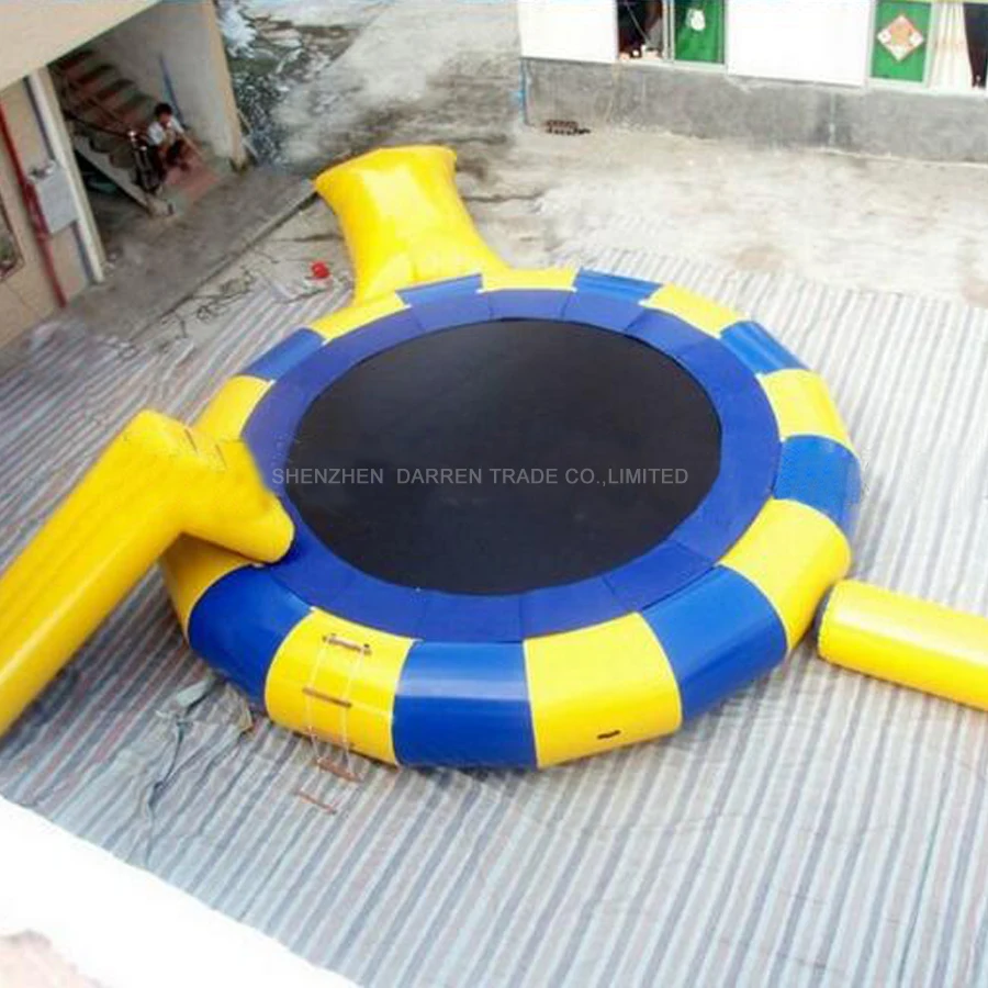 Надувной водный батут 5 м надувная водная прыгающая кровать надувной | Спорт и
