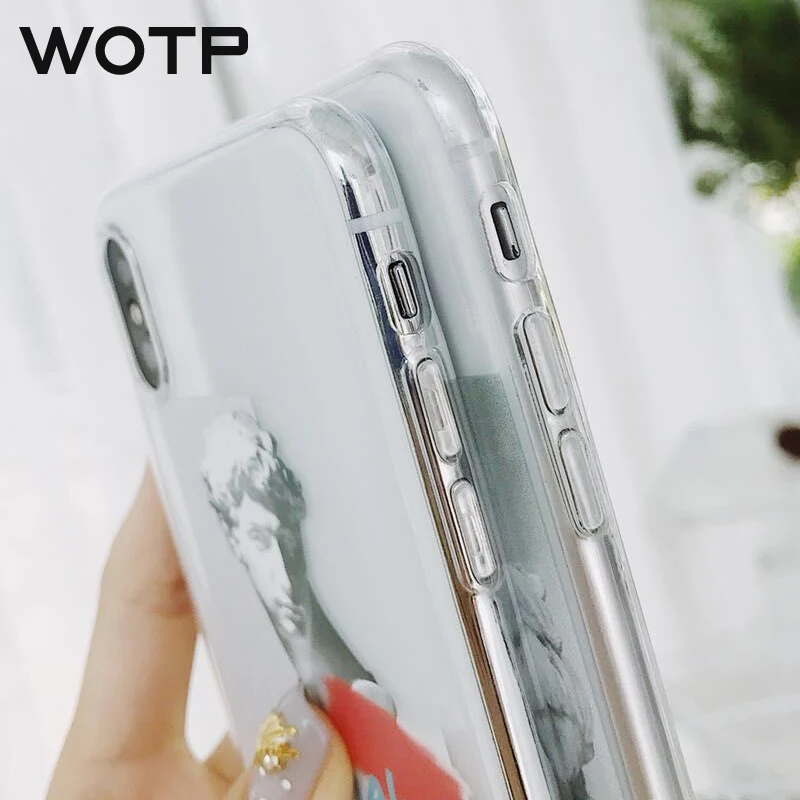 WOTP Классический чехол для телефона с принтом Давида iphone 11 11Pro Max XS X XR 6 6S 7 8 Plus