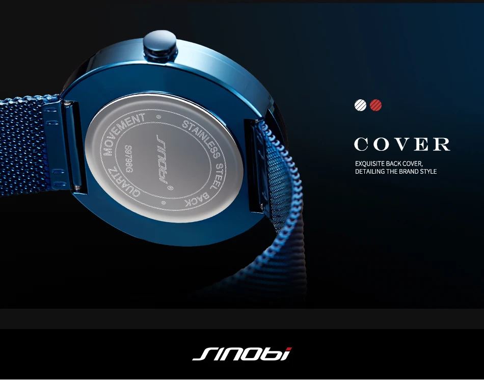 SINOBI New Hot Wheels Creative Design Men Watches Cool Waterproof Luminous Stainless Steel Japan Imported Movement Quartz Watch